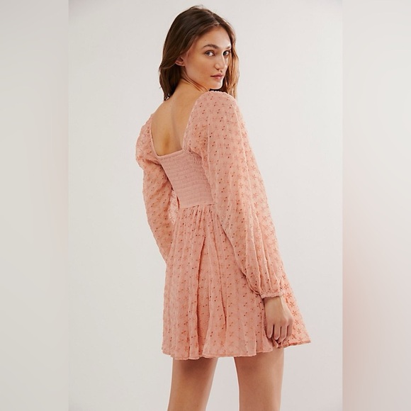 Free People Dresses & Skirts - *NWOT* Free People Malina Mini Dress - Sun Blush